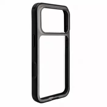 Evelatus Apple iPhone 17 Pro LiveCase υβριδική θήκη με βάση στήριξης PC+TPU μαύρο
