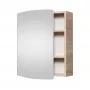 Bathroom Cabinet SV54 Sonoma Oak Wall-Mounted with 2 Doors and 2 Shelves
