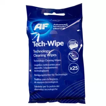 AF Tech Wipes πανιά καθαρισμού για τεχνολογικές συσκευές, 25 τεμ.