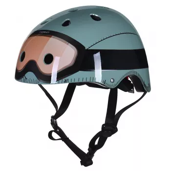 Hornit Military παιδικό κράνος ποδηλάτου 53-58 cm με πίσω φως LED