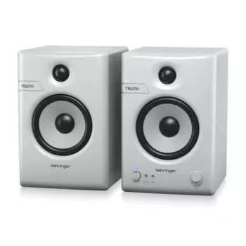 Behringer TRUTH 5 BT-WH 5,25 ίντσες 2 δρόμων ενεργό στούντιο μόνιτορ με Bluetooth (λευκό, ζεύγος)