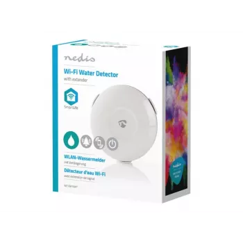 NEDIS SmartLife Wi-Fi ανιχνευτής νερού WIFIDW10WT λευκό