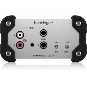 Behringer DI22P παθητικό στερεοφωνικό DI box