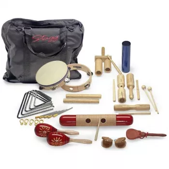 Stagg CPJ 05 Junior Ακουστικό Drum Set με 5 Τύμπανα, Πιατίνια, Hardware και Σκαμπό, Μαύρο