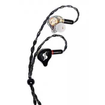 Stagg SPM-PRO BK Ακουστικά In-Ear Monitor με 10mm Δυναμικά Drivers, Αποσπώμενο Καλώδιο, Μαύρο