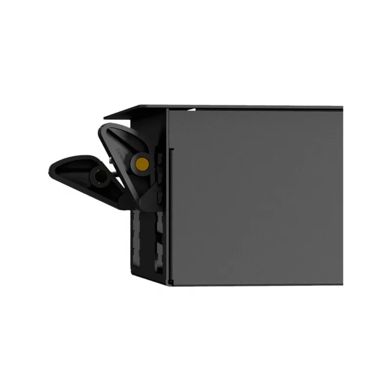 CAYMON CASY028/B Κουτί Τοποθέτησης για 8 Μονάδες CASY, Μαύρο Ατσάλι