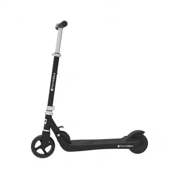 REBEL FUN WHEELS BLACK ηλεκτρικό πατίνι 250W 25km/h 8 ίντσες συμπαγή ελαστικά