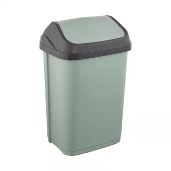 KEEEPER Swantje Κάδος απορριμμάτων 25L με περιστρεφόμενο καπάκι, Πράσινο