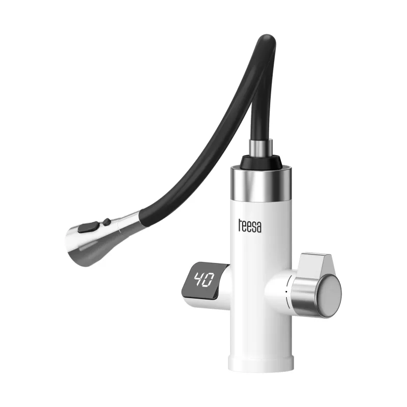 TEESA TSA4112 Θερμοσίφωνας βρύσης κουζίνας με εύκαμπτο στόμιο