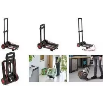 keeeper Easy-Fold Καρότσι μεταφοράς Mick, αντοχή 50 kg, 34 x 24,5 x 93,5 cm, Μαύρο