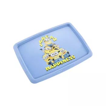 keeeper Κουτί με καπάκι 45L Karolina “Minions Happiness” 55,5x40x30cm Γαλάζιο