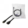 LogiLink CU0121 Καλώδιο επέκτασης USB 2.0 Micro-B αρσενικό σε Micro-B θηλυκό, 1 m, Μαύρο