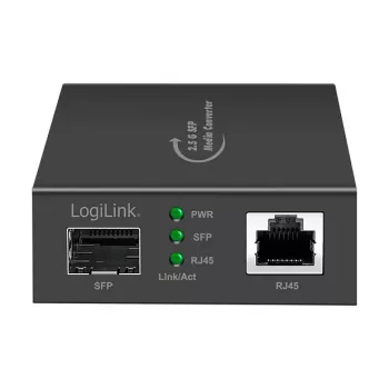 LogiLink Μετατροπέας μέσων 2,5 Gigabit RJ45 σε SFP