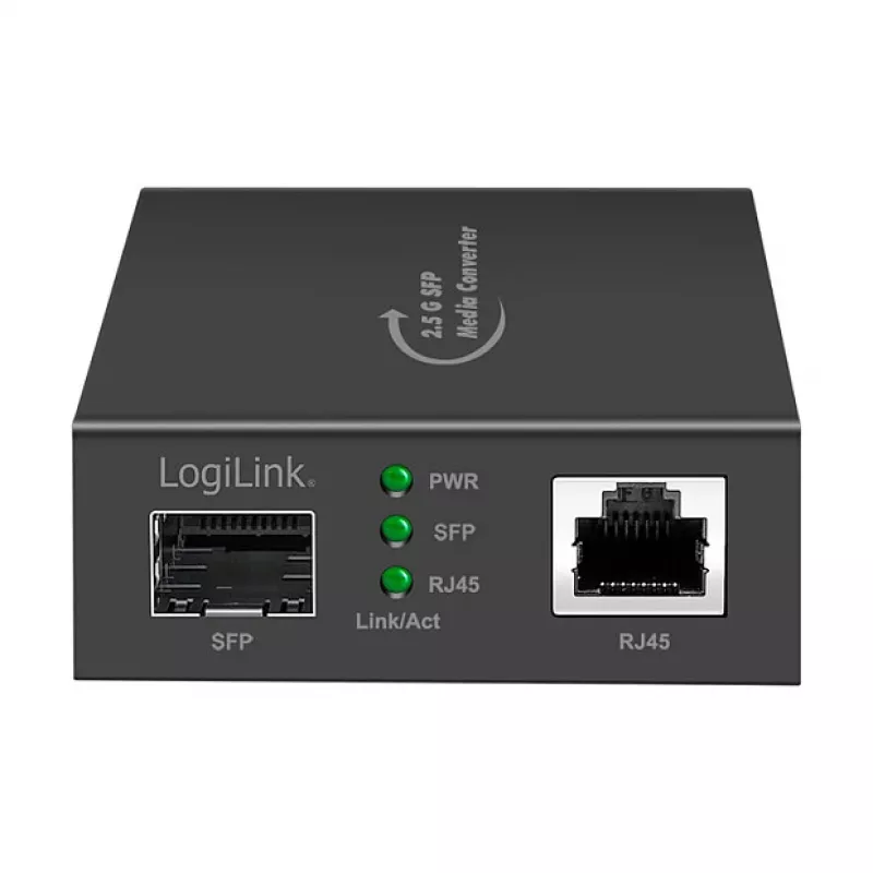 LogiLink Μετατροπέας μέσων 2,5 Gigabit RJ45 σε SFP
