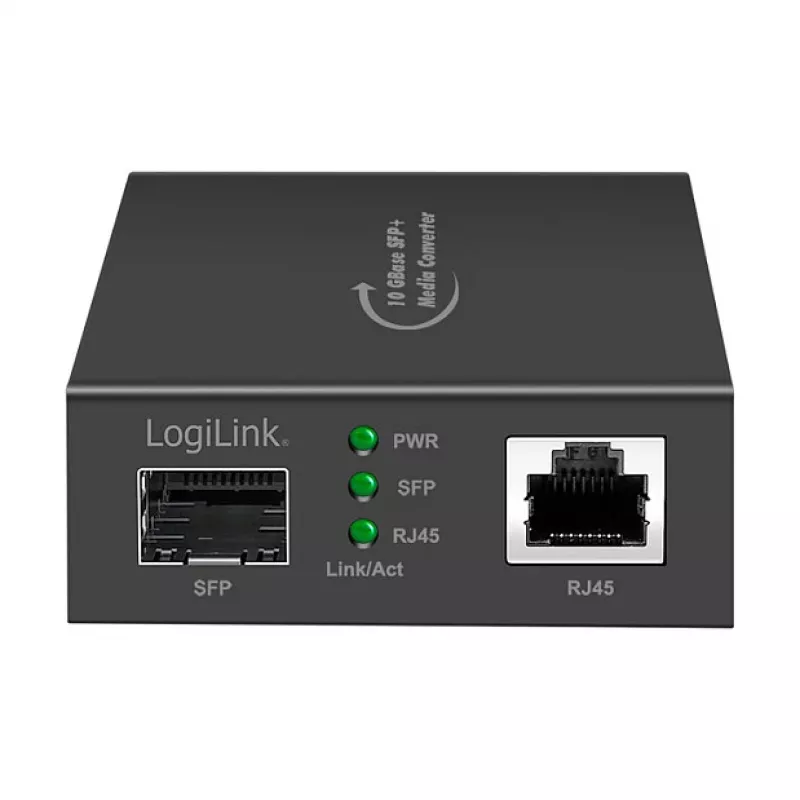 LogiLink Μετατροπέας μέσων 10 Gigabit RJ45 σε 10G SFP+ (NMC003)