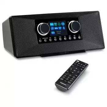 MEDION MD 89289 στερεοφωνικό ραδιόφωνο internet DAB+ FM Bluetooth WLAN Spotify Connect μαύρο