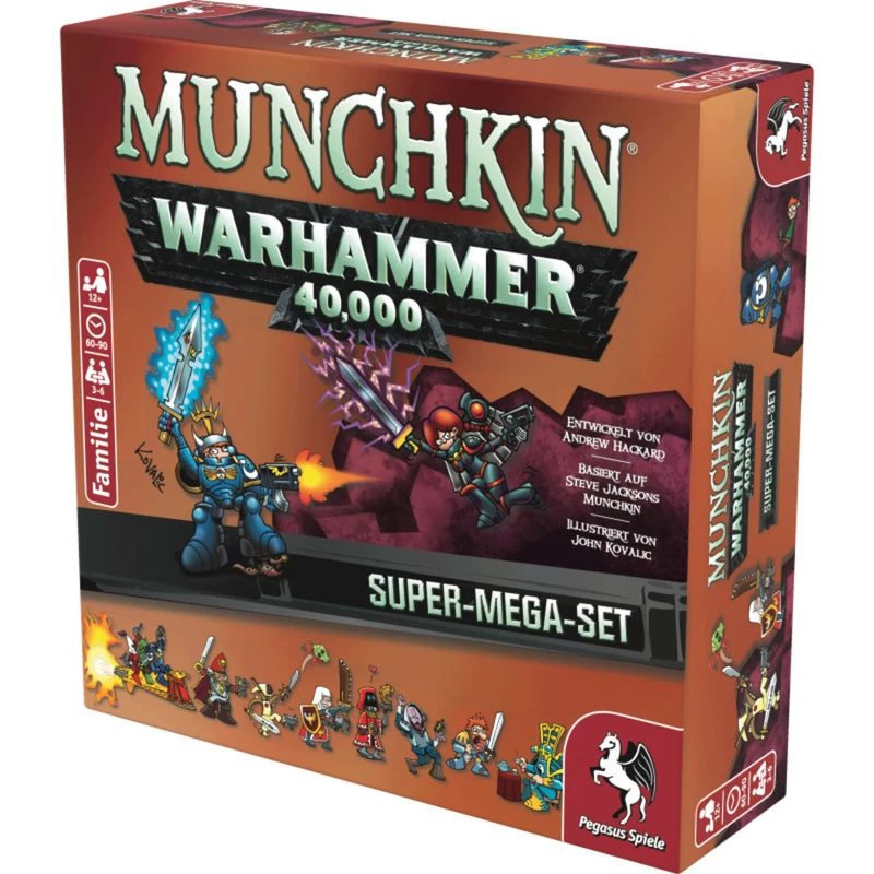 Pegasus Munchkin Warhammer 40K Super Mega Set παιχνίδι καρτών