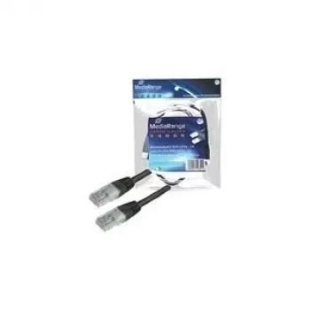MediaRange MRCS110 CAT6 UTP Καλώδιο Patch, RJ45, 1,5m, μαύρο