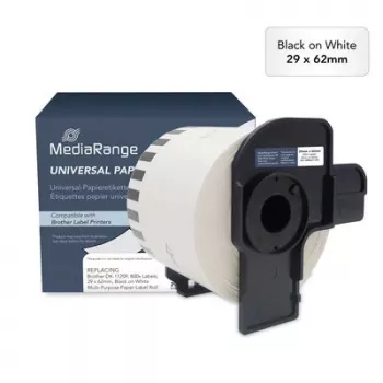 MediaRange DK-11209 Συμβατές θερμικές ετικέτες 29x62mm 800 ετικέτες λευκές