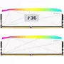 V-Color Manta XFinity+ aRGB 32GB (2x16GB) DDR5-6400 CL32 λευκό Κιτ μνήμης Desktop