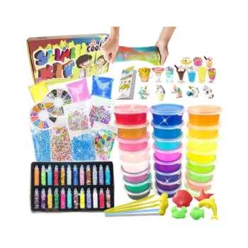 iLike Slime DIY Kit XL Πλήρες σετ για παρασκευή slime στο σπίτι Πολύχρωμο