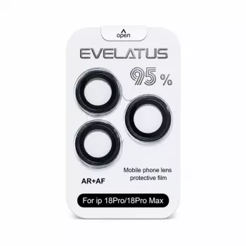 Evelatus Apple iPhone 18 Pro / 18 Pro Max Προστατευτικό Γυαλί Φακού Κάμερας Armor Black