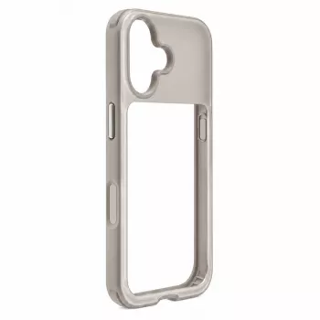 Evelatus Apple iPhone 17 LiveCase Υβριδική θήκη με βάση PC+TPU Ασημί