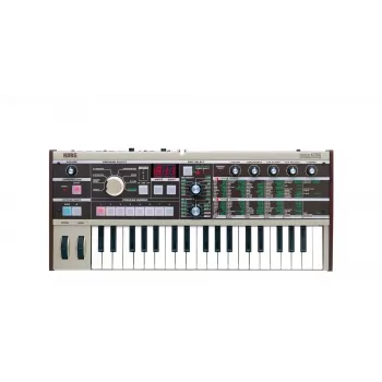 Korg microKORG Analog Modeling Συνθεσάιζερ με 37 mini πλήκτρα και Vocoder, Γκρι