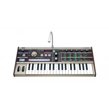Korg microKORG Analog Modeling Συνθεσάιζερ με 37 mini πλήκτρα και Vocoder, Γκρι