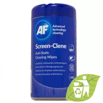AF Screen-Clene Μαντηλάκια καθαρισμού οθόνης TFT/LCD 100 τεμ. ECO Δοχείο