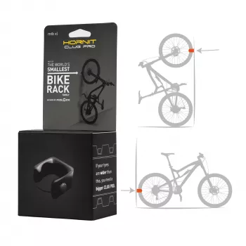 HORNIT CLUG PRO MTB XL Βάση τοίχου ποδηλάτου Clip Μαύρο 7764XCP