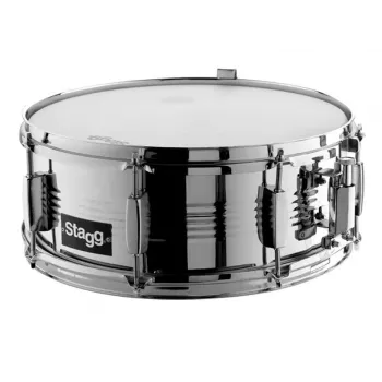 Stagg SDS-1455ST8/M 14 inch x 5,5 inch ατσάλινο ταμπούρο snare, χρώμιο