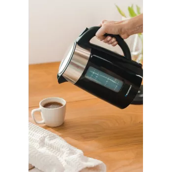 Blaupunkt EKP412 Ηλεκτρικός βραστήρας 1,7L 2200W Ανοξείδωτος χάλυβας Ασημί/Μαύρο