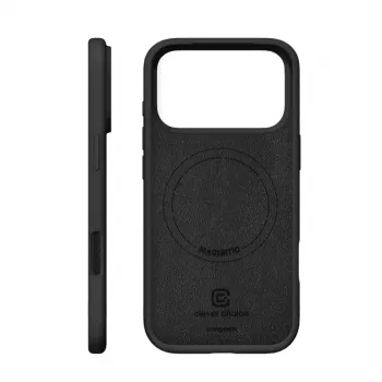 Crong Color Cover Μαγνητική θήκη για iPhone 18 Pro Max / 17 Pro Max (Μαύρο)