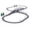 LEAN TOYS Ηλεκτρικό σετ τρένου με γέφυρα και 366 cm ράγες