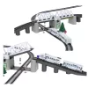 LEAN TOYS Ηλεκτρικό σετ τρένου με γέφυρα και 366 cm ράγες