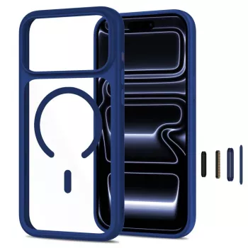 TECH-PROTECT MagOne MagSafe Θήκη + Γυαλί Συσκευασία 2 τεμ. για iPhone 17 Pro / 18 Pro Μπλε σκούρο/Διαφανές