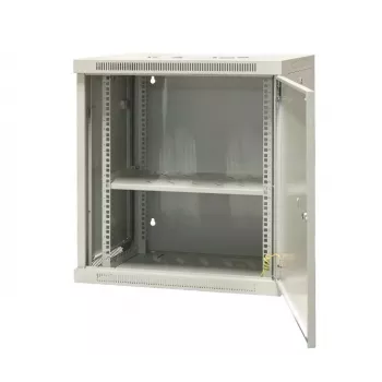 EMITER EM/AP6412-B 12U Επίτοιχο ερμάριο δικτύου 19 ίντσες 600x450x635mm Μαύρο ατσάλι