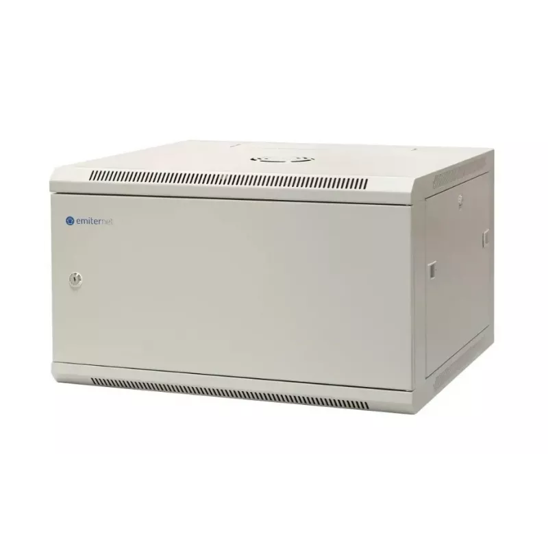 EMITER EM/AP6606-B 19 ίντσες 6U Επίτοιχο κουτί 600x600x370mm Μαύρο