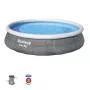 Bestway Fast Set 57376 Πισίνα Στήσιμης Στρογγυλή 7.340 L Γκρι