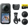 Insta360 X6 360-Μοιρών Action Κάμερα, Motorcycle Bundle, 8K, Μαύρο