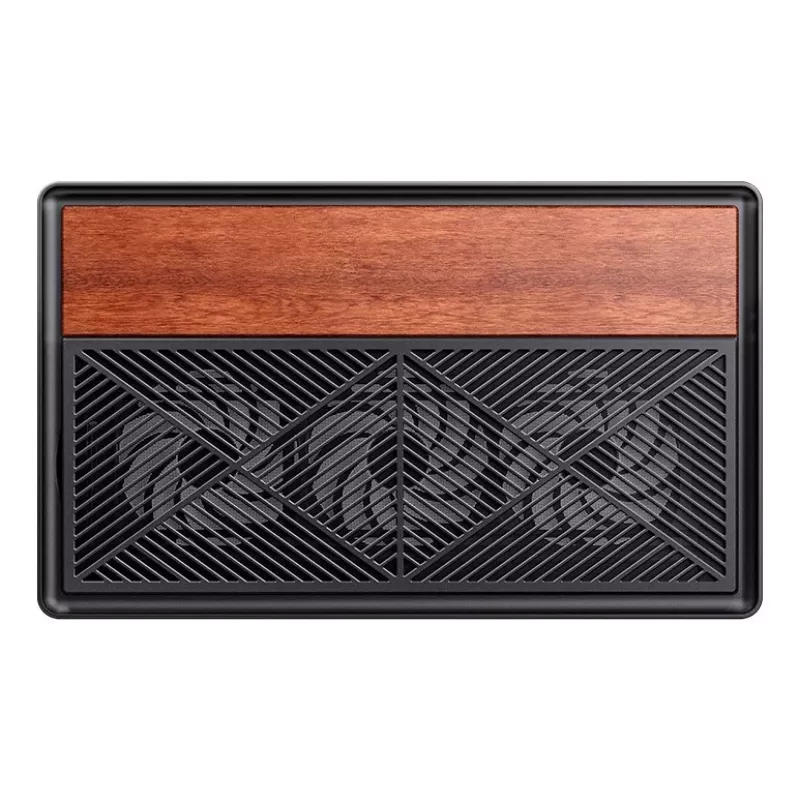 Jonsbo TK-4 Wood Κουτί PC, Midi Tower, ATX, Tempered Glass - Μαύρο