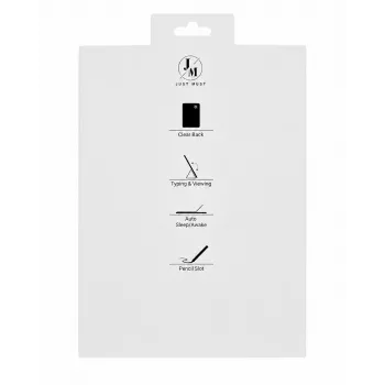 JUST MUST JM θήκη για iPad Air 11'' (M3) μαύρη