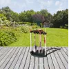 KETER βάση εργαλείων κήπου γωνιακό ράφι εργαλείων μαύρο