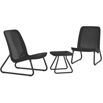 KETER σετ επίπλων κήπου Rio Patio Set γκρι