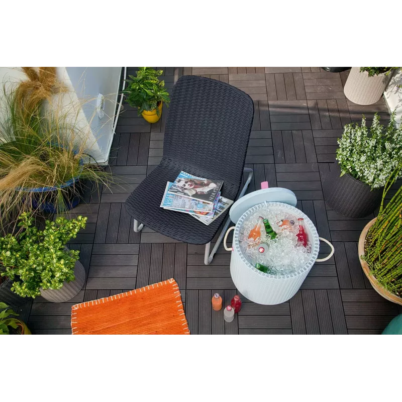 KETER σετ επίπλων κήπου Rio Patio Set γκρι