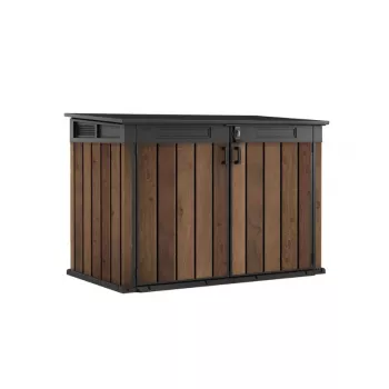 KETER Αποθήκη εργαλείων Deco Horizontal Schuppen απόχρωση καρυδιάς