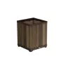 KETER Γλάστρα Deco Square Tall Planter καρυδιάς