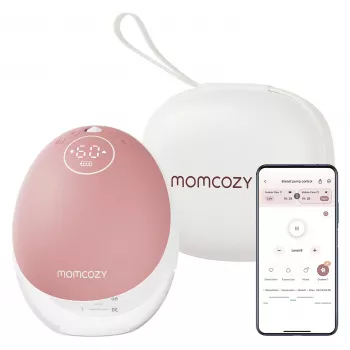 Momcozy - M9 Αντλία θηλασμού hands-free - Κόκκινο