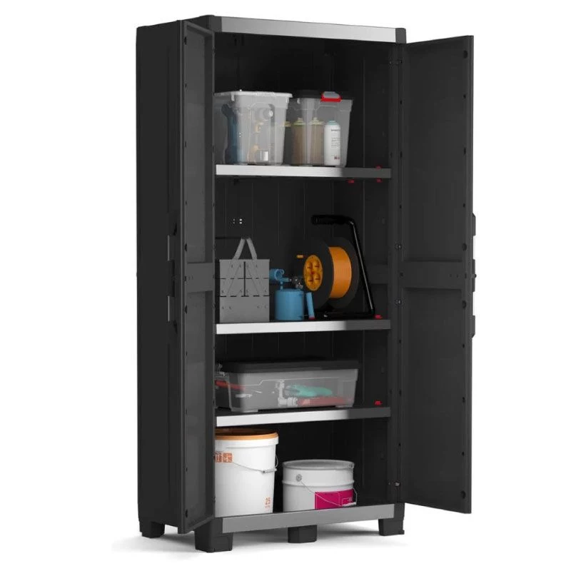KETER XL Garage Ψηλή ντουλάπα 89x54x188cm μαύρο